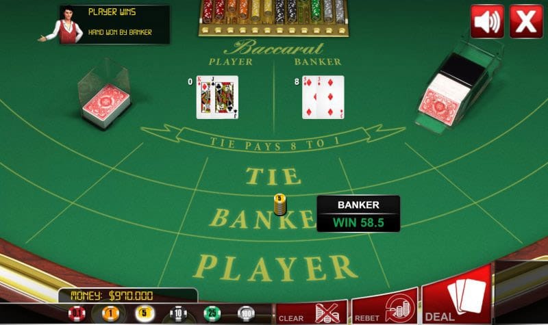 Quy ước về điểm trong trò chơi baccarat